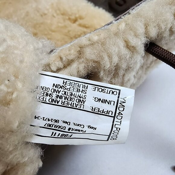 UGG Adirondack Tall Boots 3226‎ Plaid Sheepskin Leather Waterproof Size 6 - Picture 7 of 10